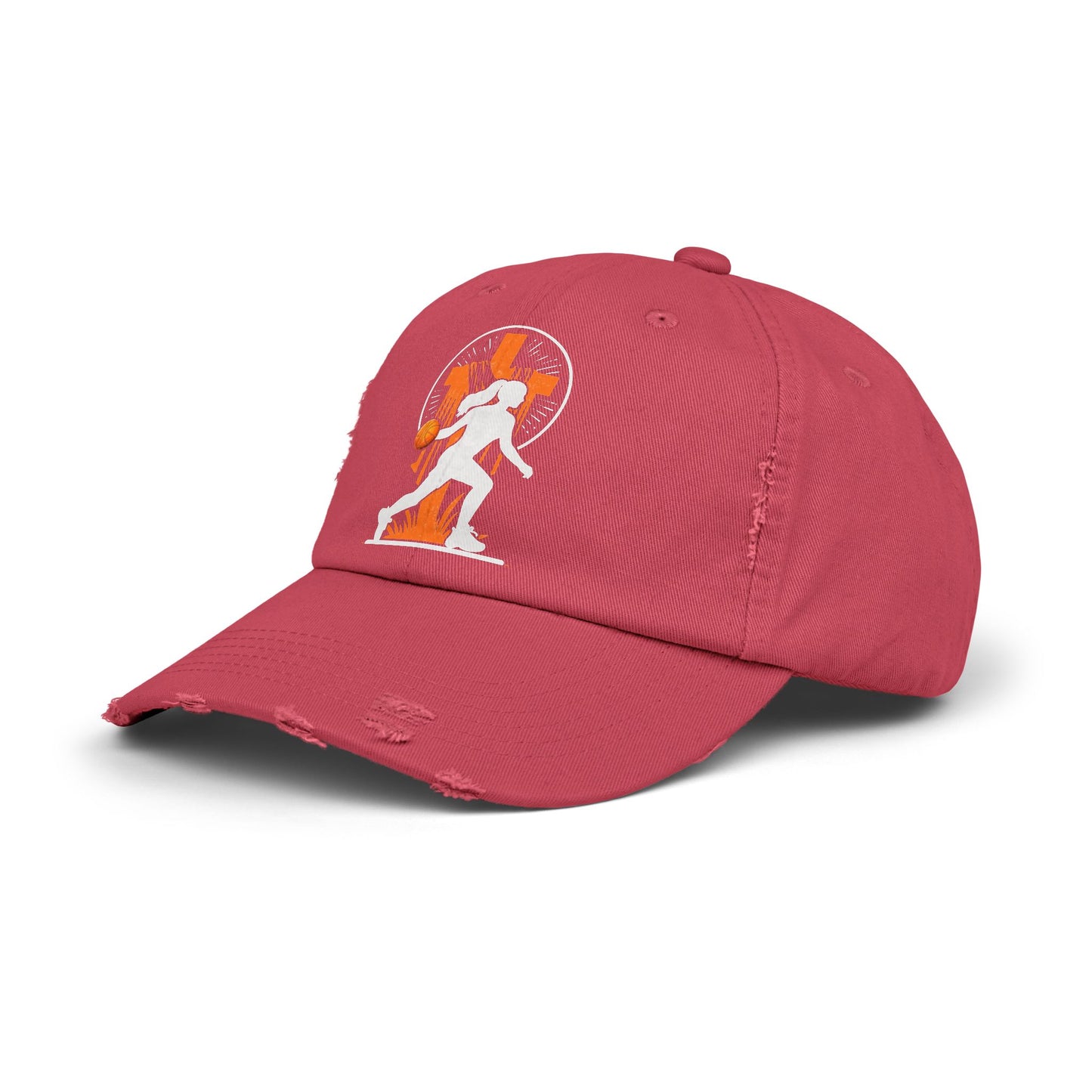 This Girl Runs on Jesus and Basketball Faith Sports Cap