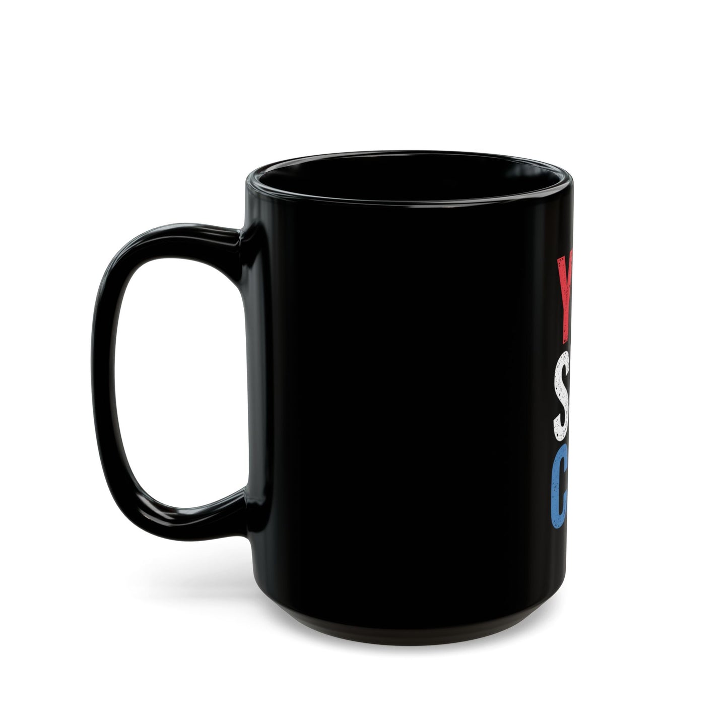 Yes She Can Patriotic Election 2024 Ceramic Mug