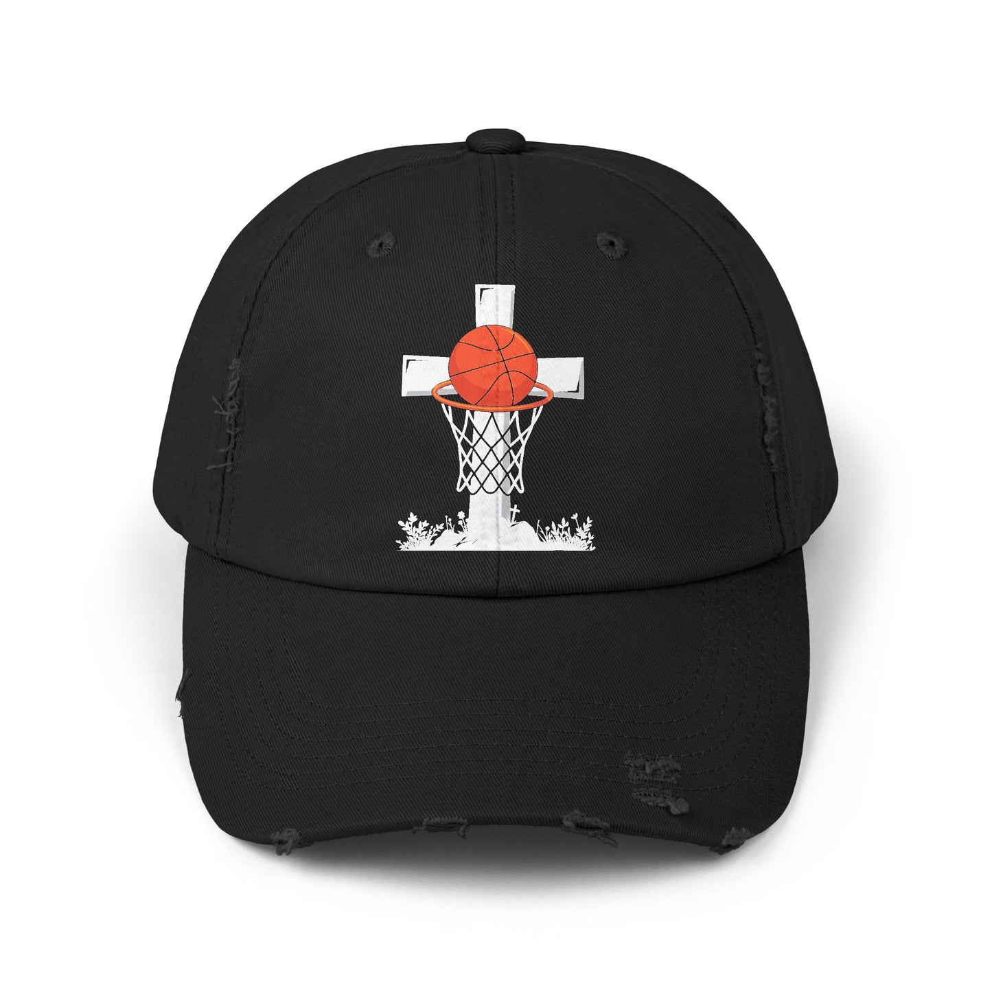 Through Christ All Things Are Possible Basketball Cross Cap