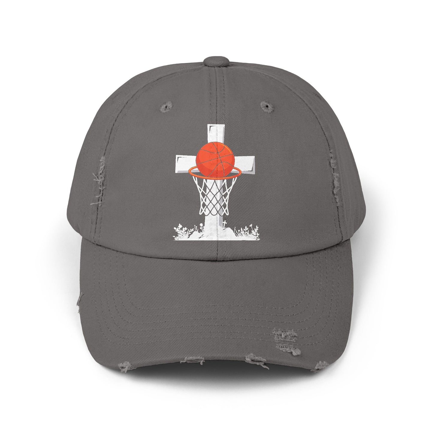 Through Christ All Things Are Possible Basketball Cross Cap