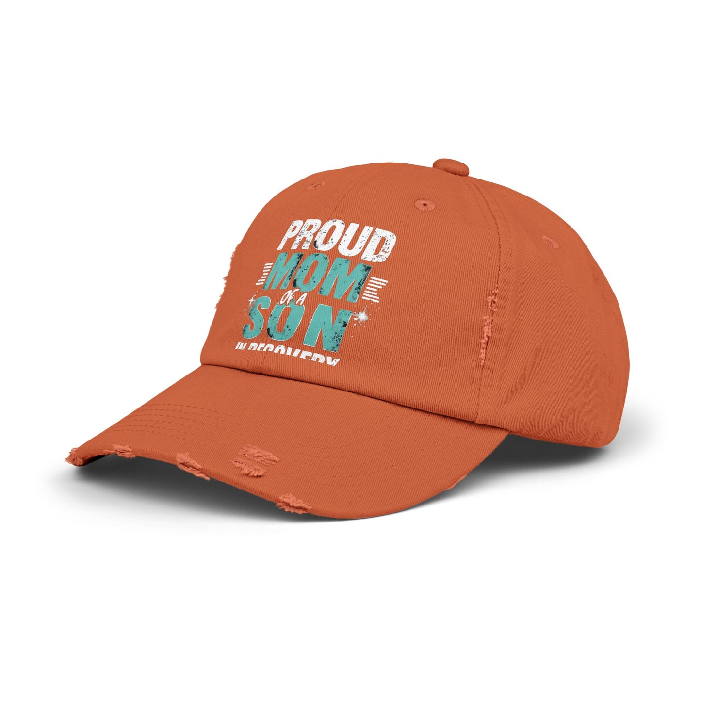 Proud Mom of a Son in Recovery Inspirational Quote Cap