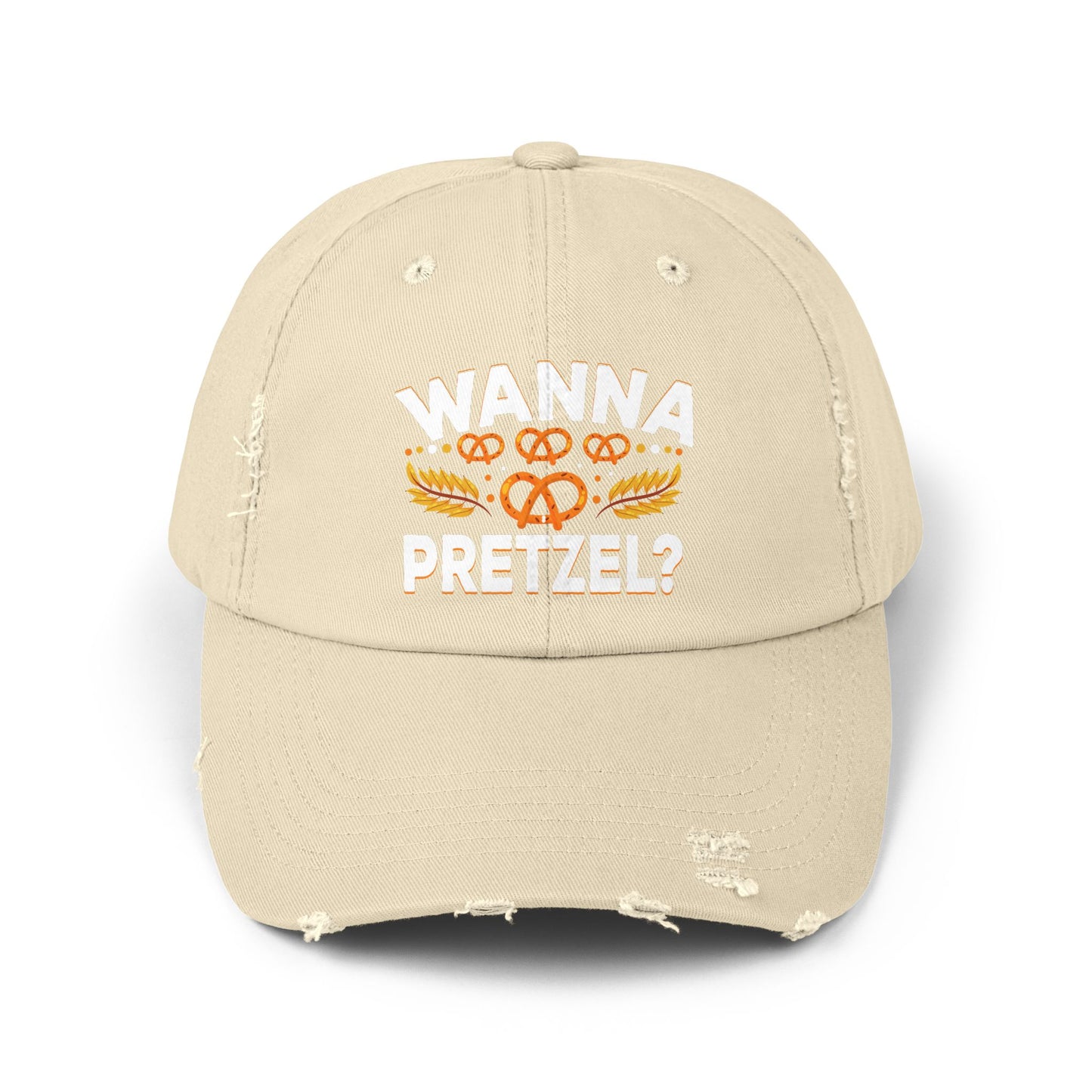 Wanna Pretzel? Fun Snack Lover's Delight Cap