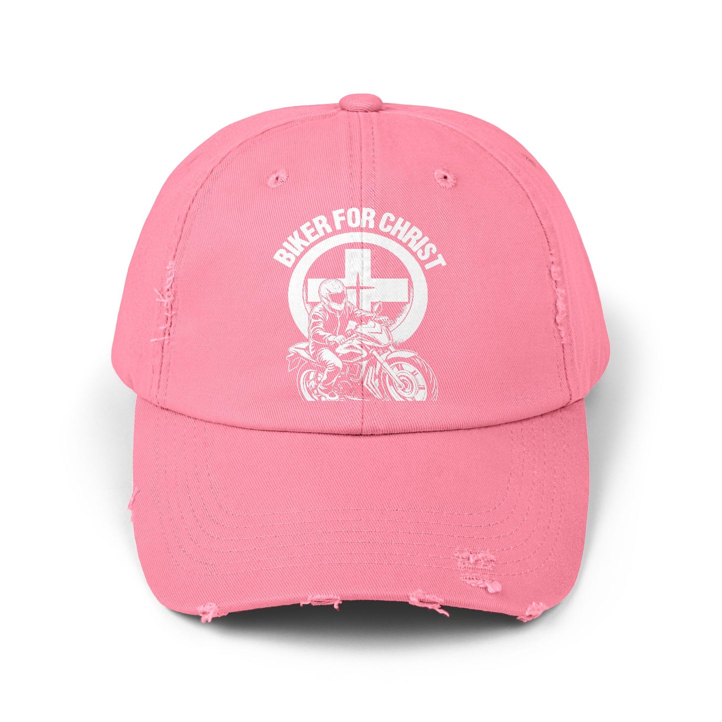 Biker for Christ Riding by Faith Motorcycle Cross Cap