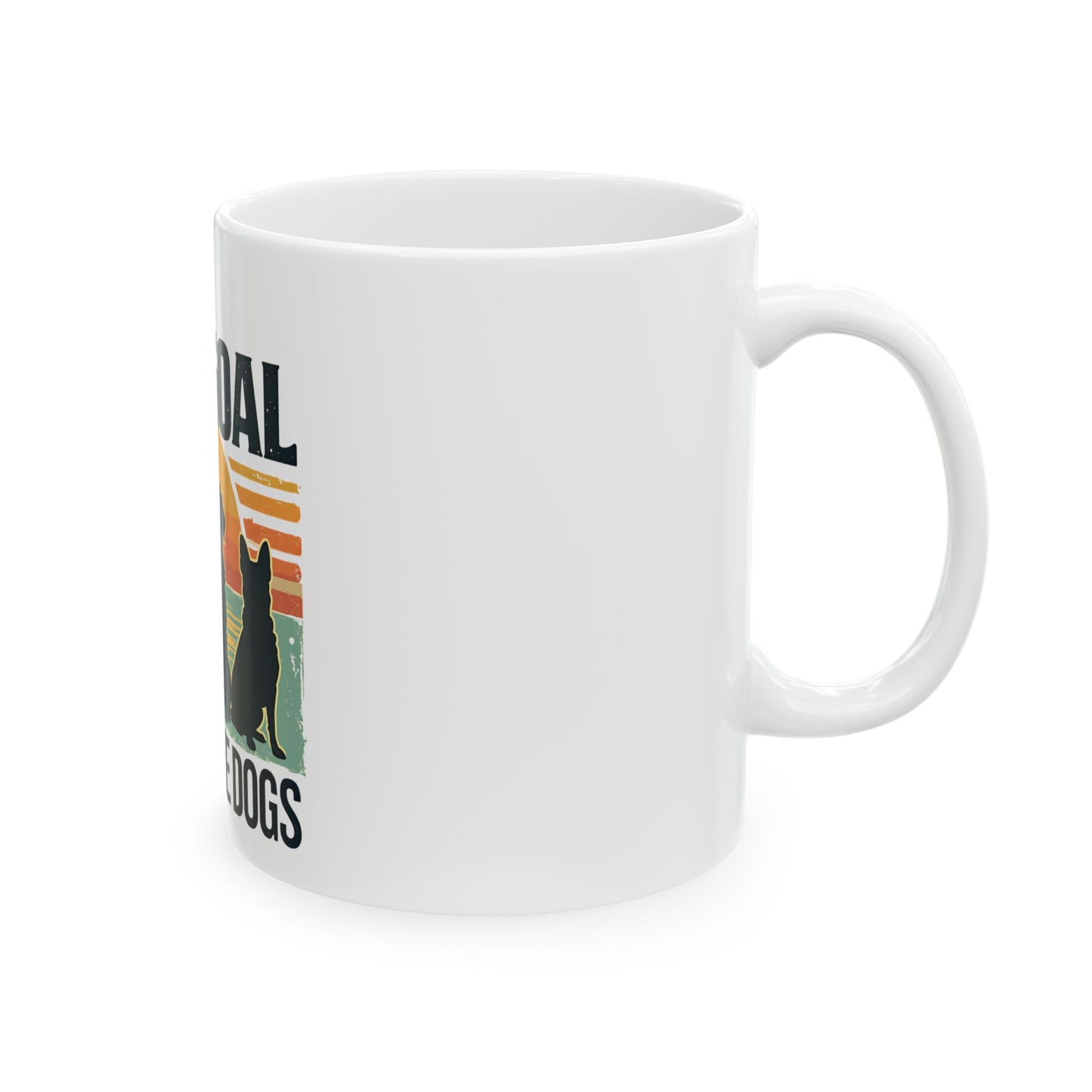 Life Goal Pet All The Dogs Sunset Ceramic Mug