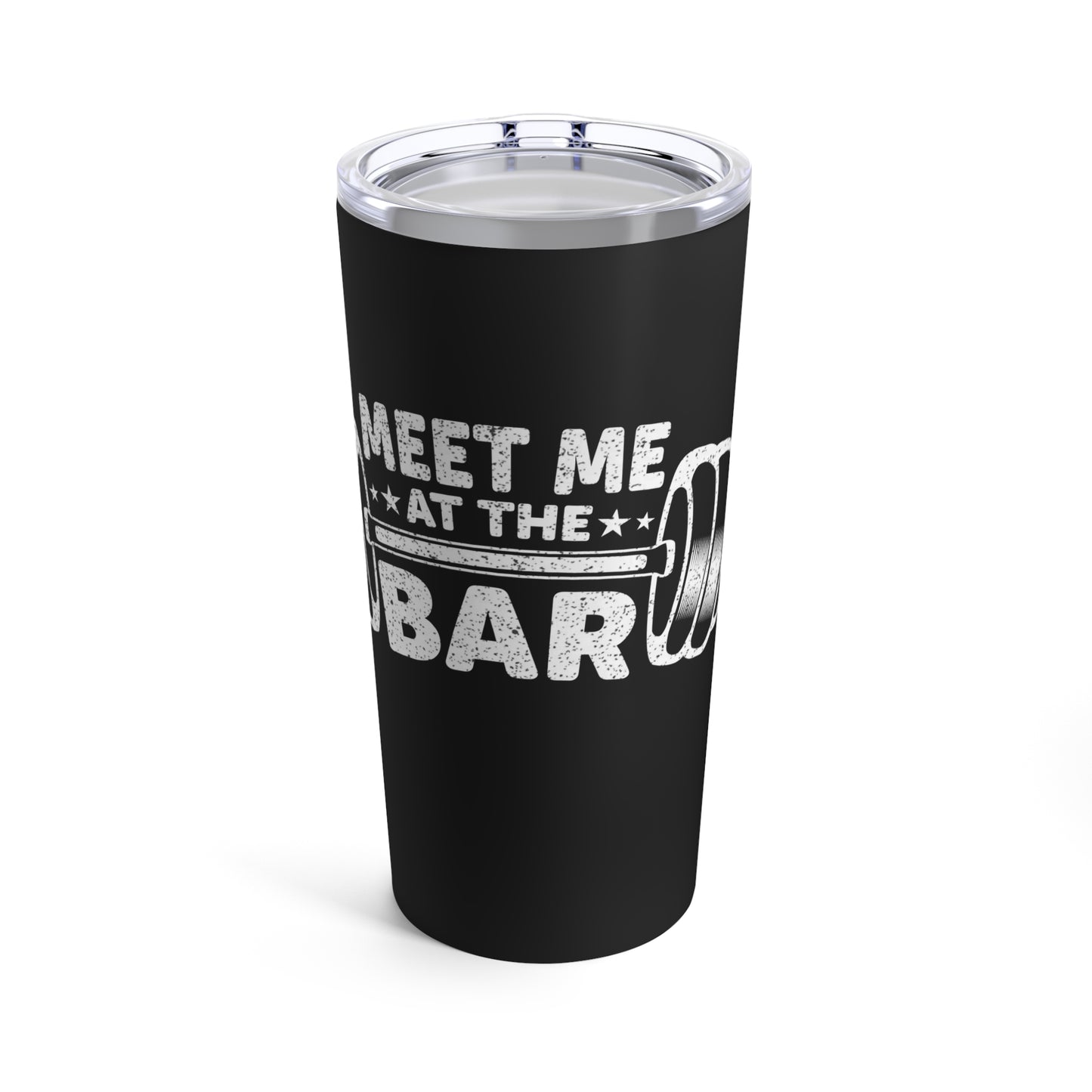 Meet Me At The Bar Weightlifting Motivation Tumbler