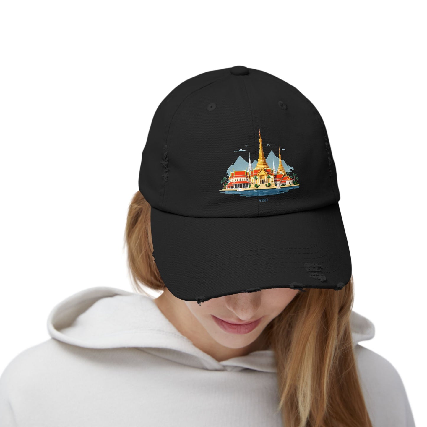 Visit Thailand Scenic Wonders Illustration Cap