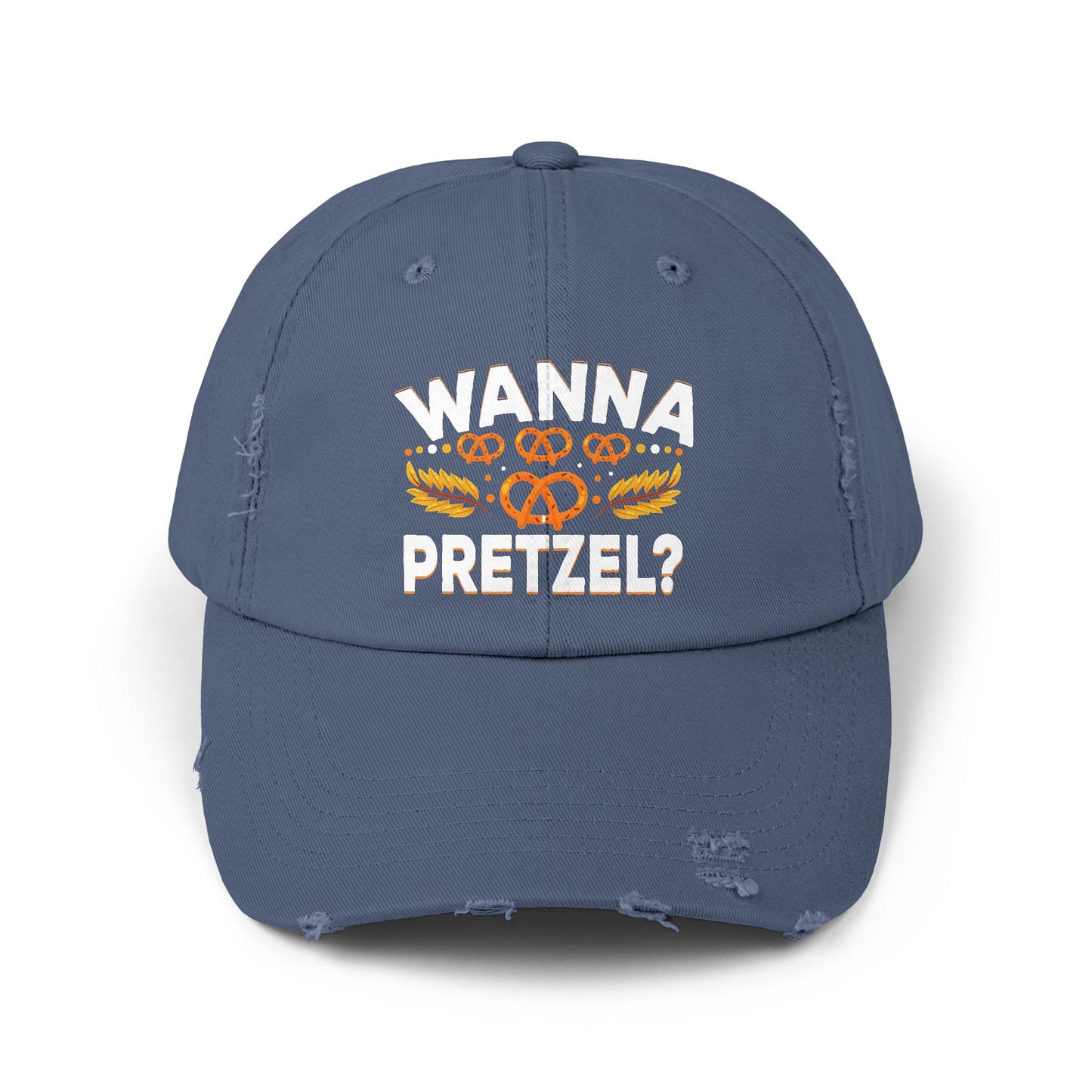 Wanna Pretzel? Fun Snack Lover's Delight Cap