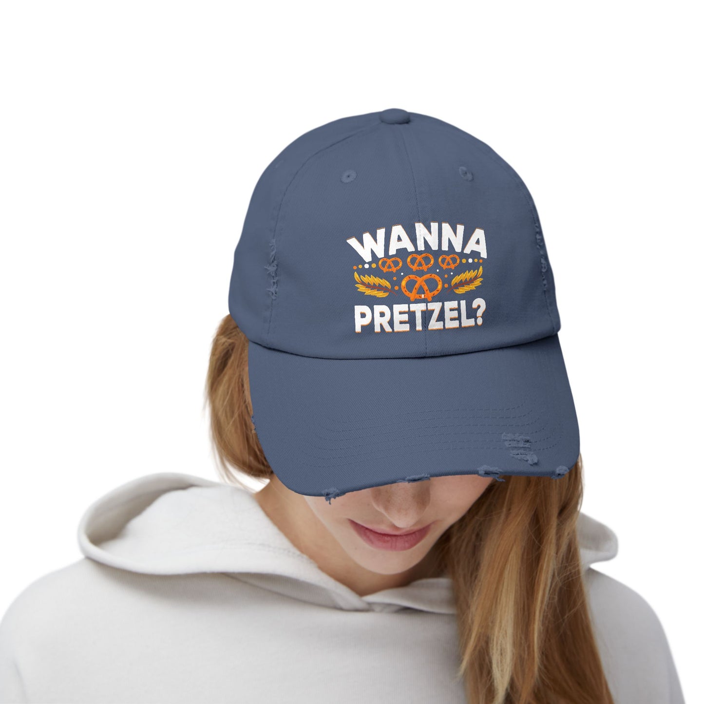 Wanna Pretzel? Fun Snack Lover's Delight Cap