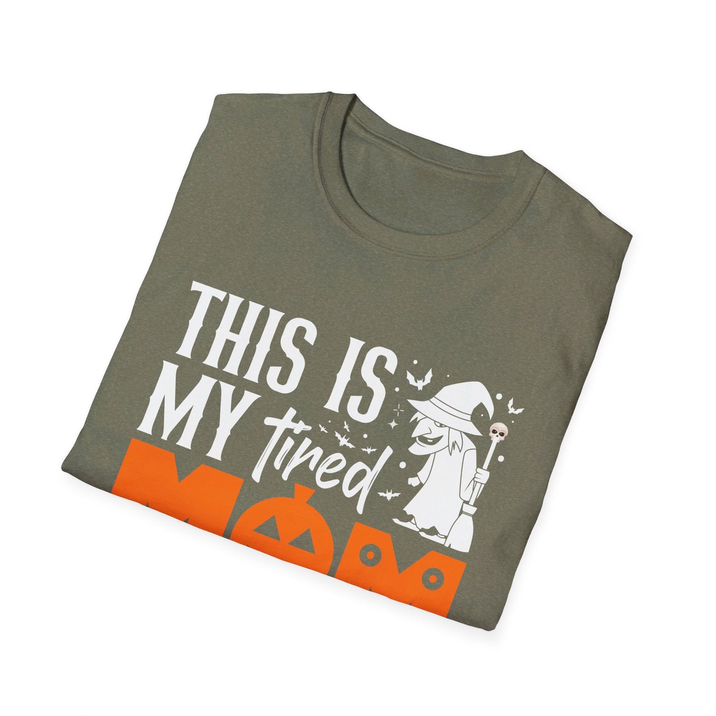 This Is My Tired Mom Costume Halloween Witch Pumpkin T-Shirt