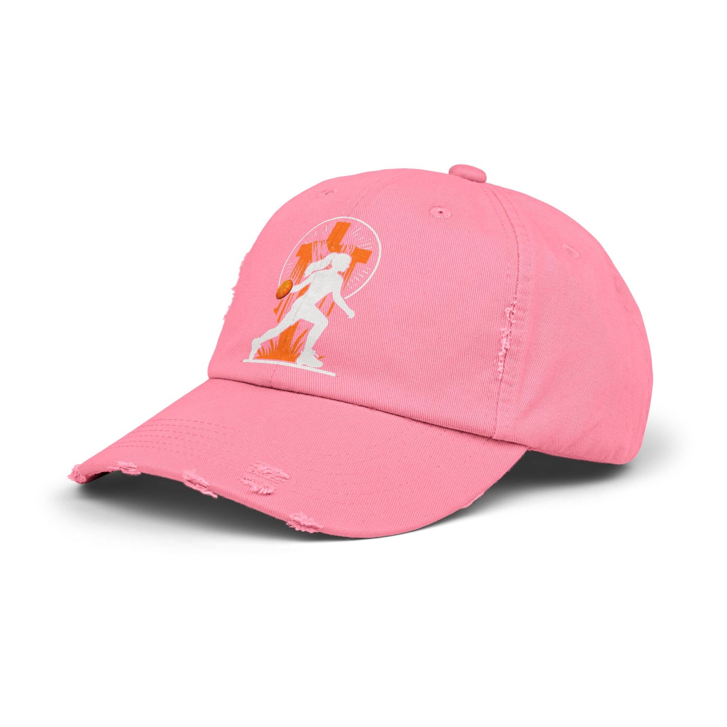 This Girl Runs on Jesus and Basketball Faith Sports Cap