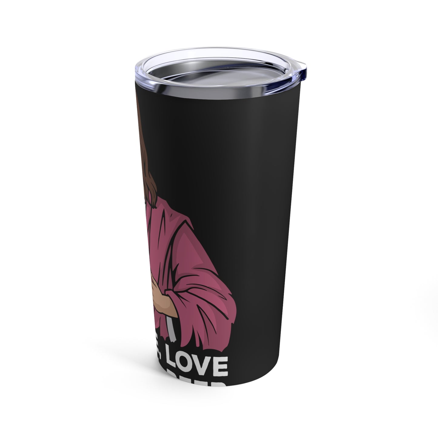 Faith Hope Love and a Cool Beer Fun Tumbler