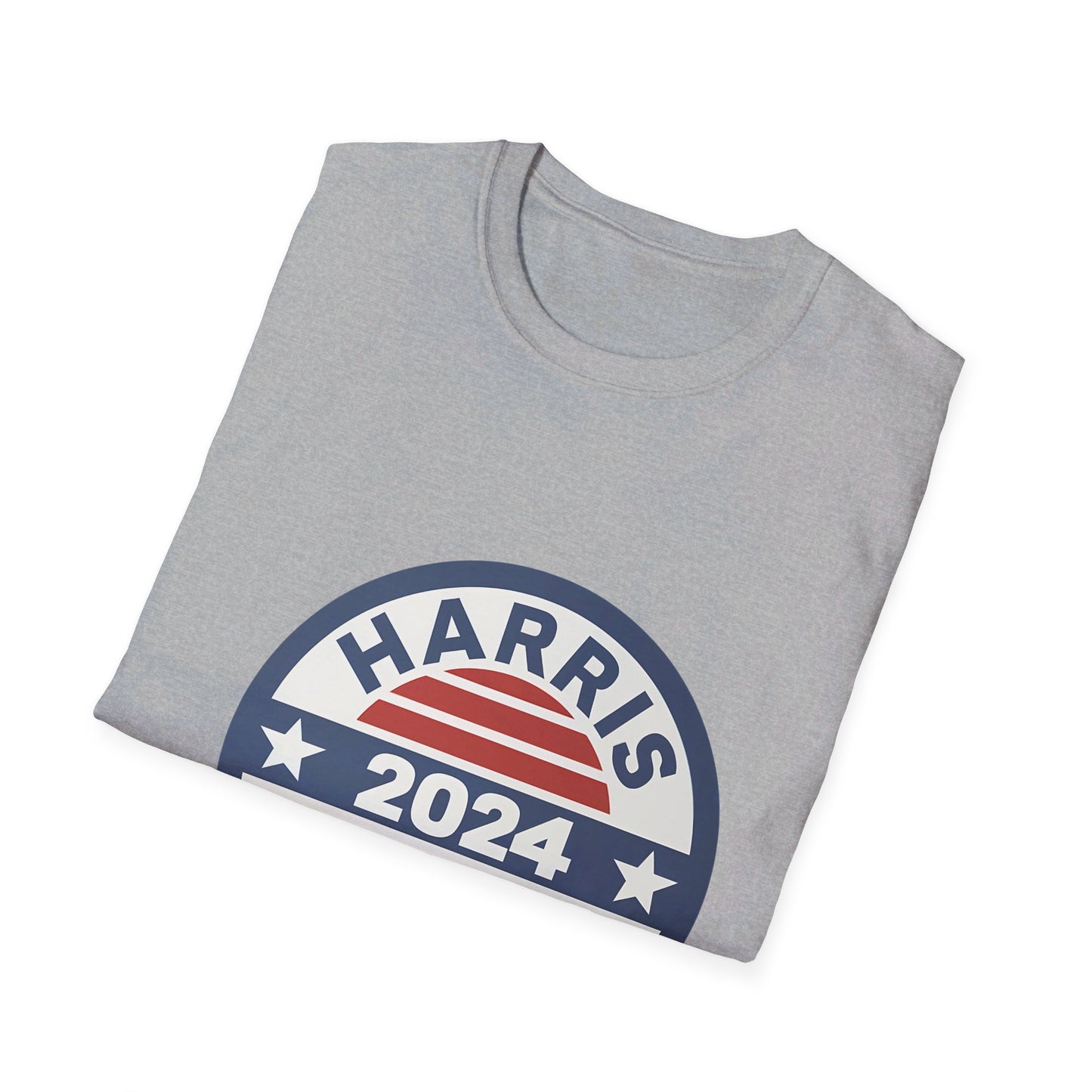 Harris Walz 2024 Retro Circular Election T-Shirt