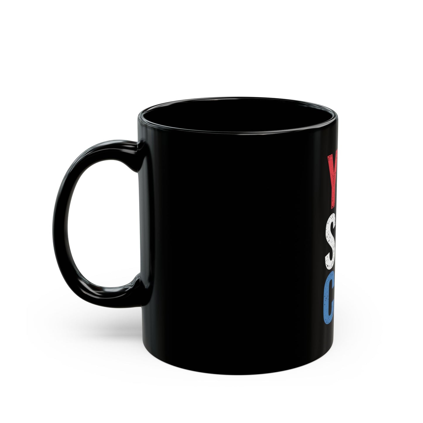 Yes She Can Patriotic Election 2024 Ceramic Mug