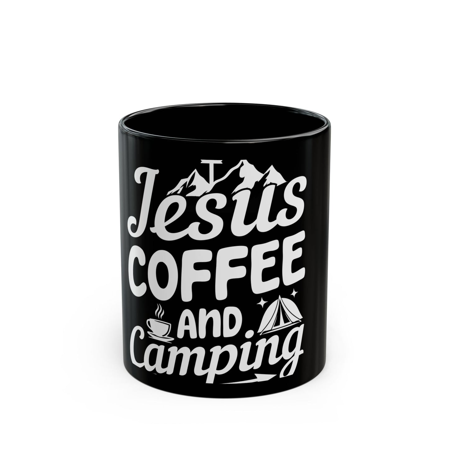 Jesus Coffee And Camping Enthusiast's Favorite Design Ceramic Mug