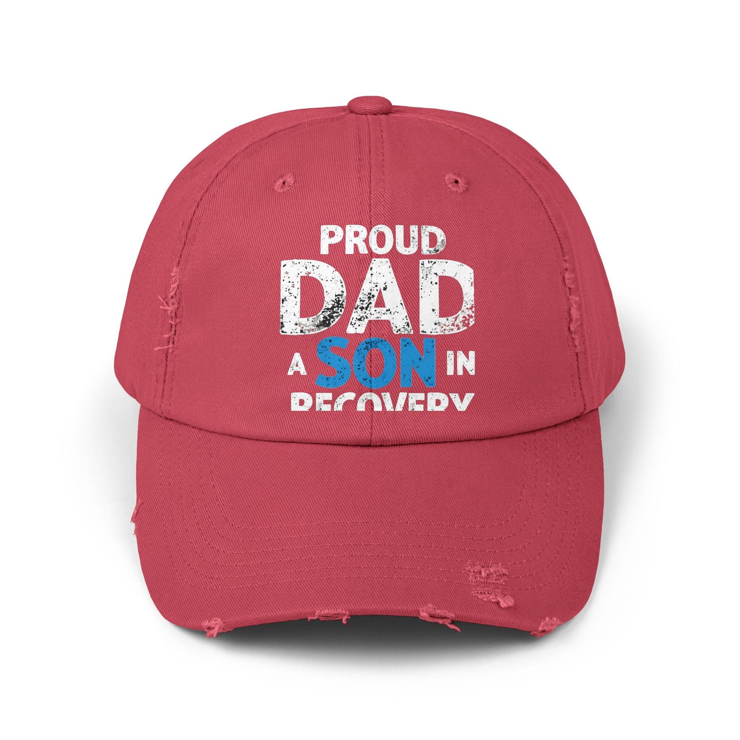 Proud Dad of a Son in Recovery Inspiration and Support Cap