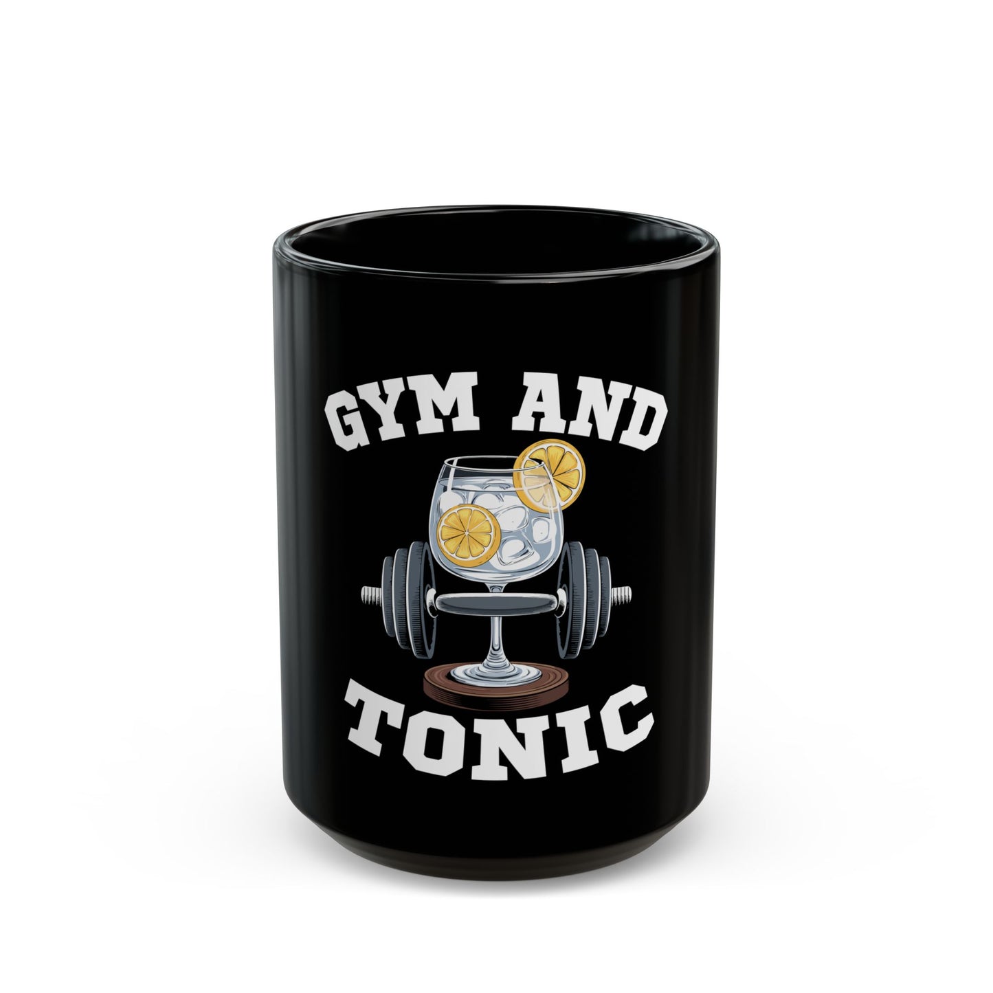 Gym And Tonic Workout Humor Fitness Enthusiast Gift Ceramic Mug