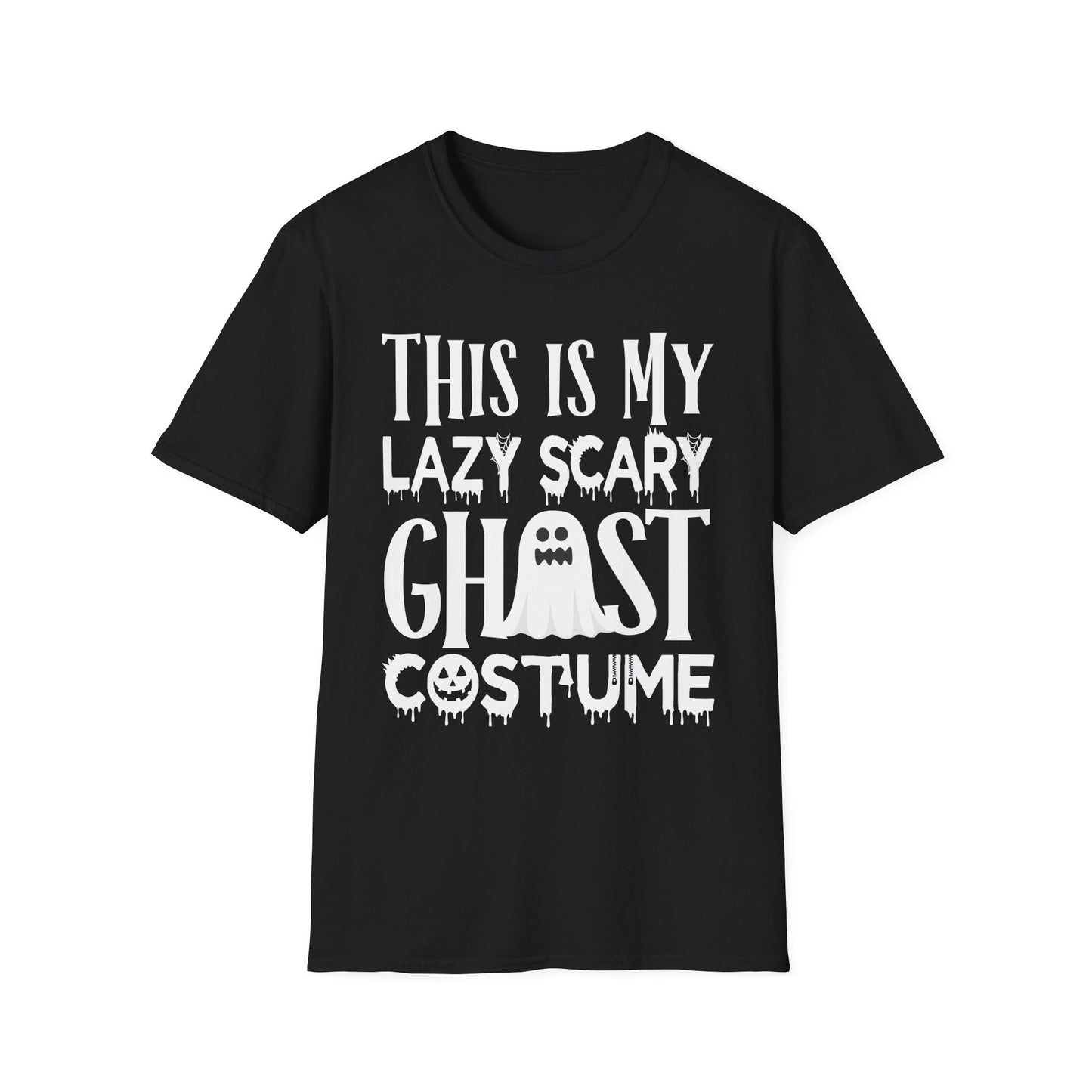 This Is My Lazy Scary Ghost Costume Halloween Fun T-Shirt