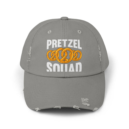 Pretzel Squad Fun Snack Enthusiasts Community Cap