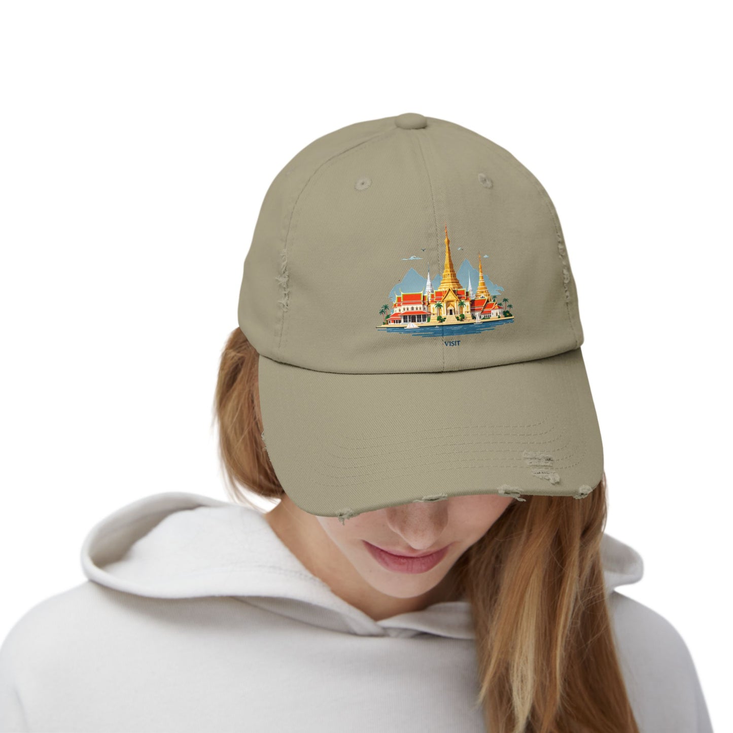 Visit Thailand Scenic Wonders Illustration Cap