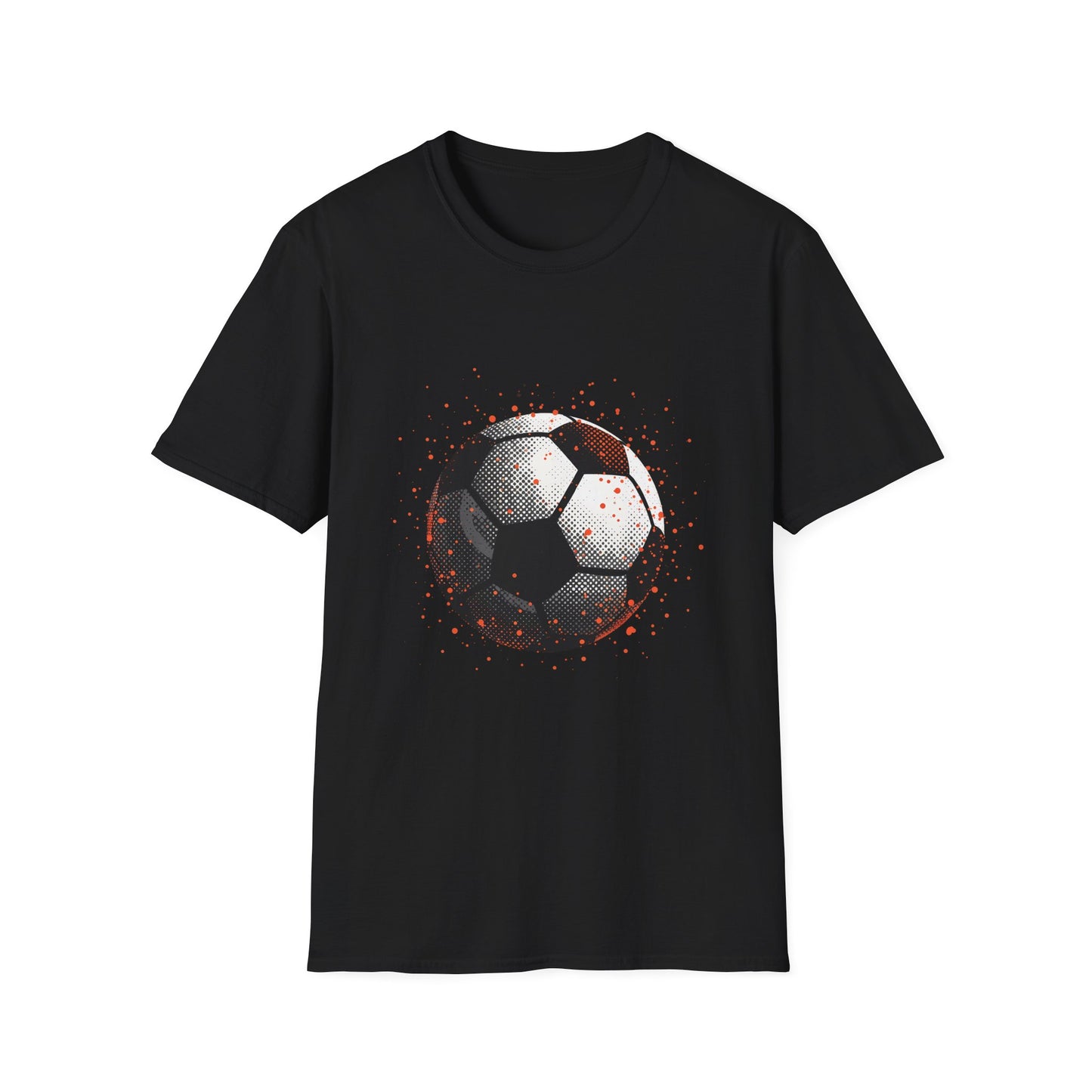 Dynamic Soccer Ball Splash Artwork for Sports Enthusiasts and Soccer Fans T-Shirt