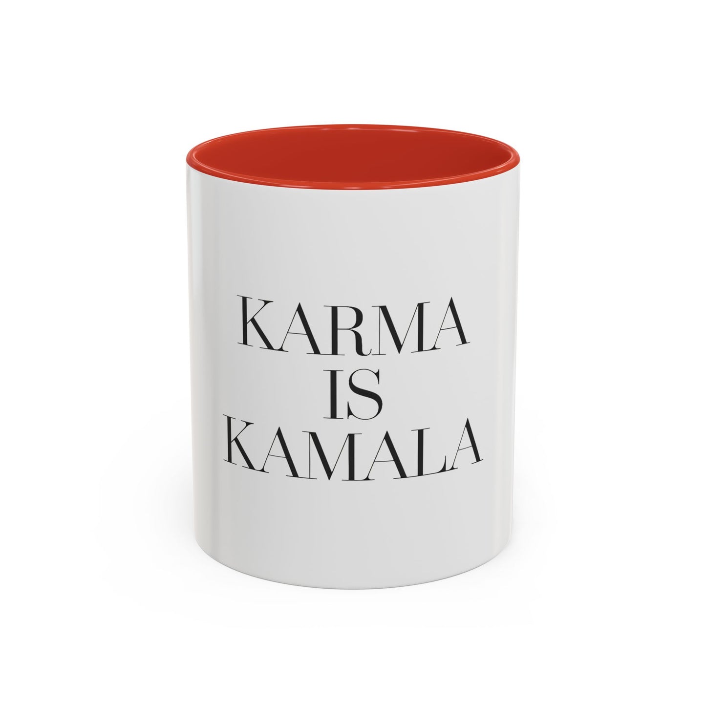 Karma is Kamala (Harris) 2024 Accent Coffee Mug