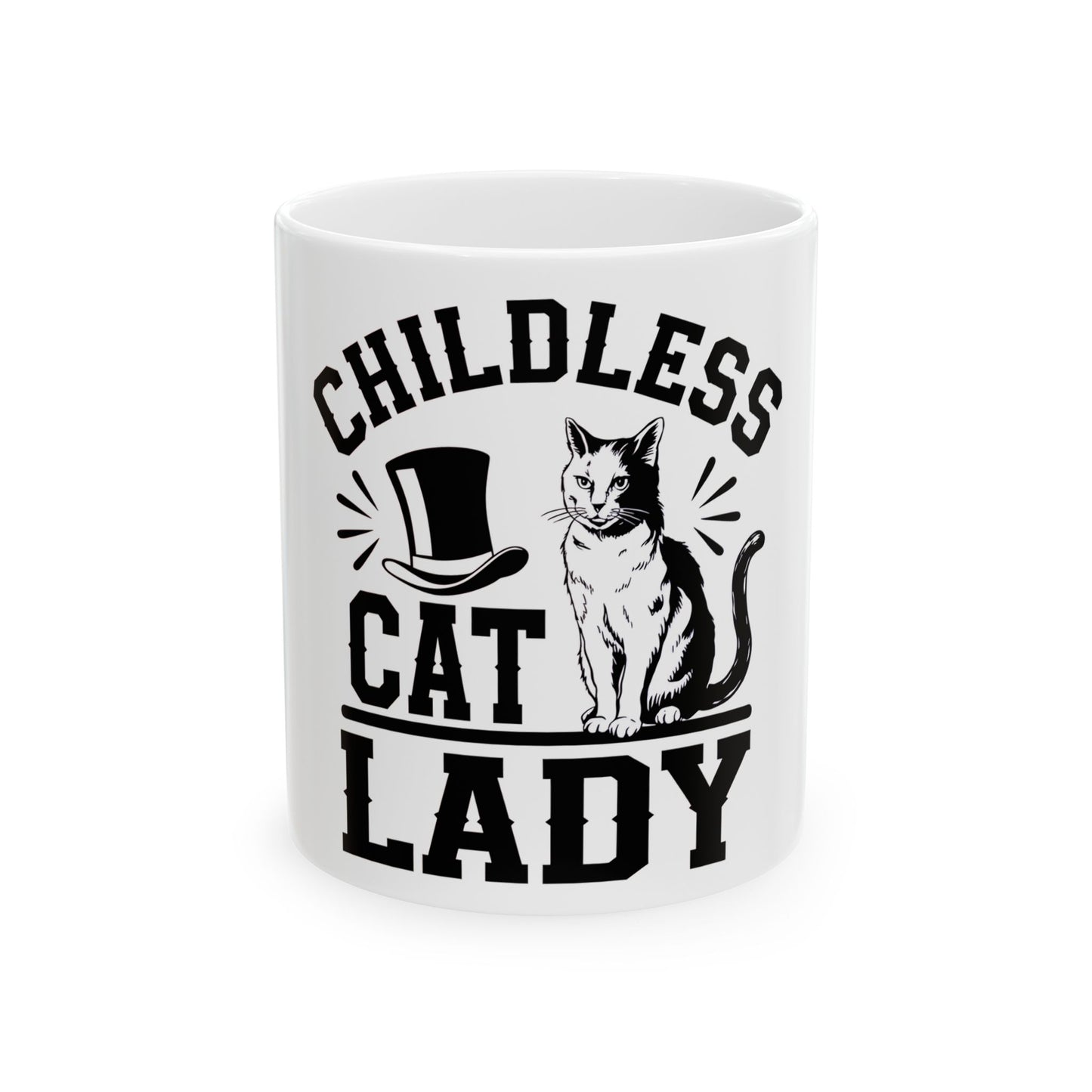 Childless Cat Lady Tophat Harris Coffee Mug