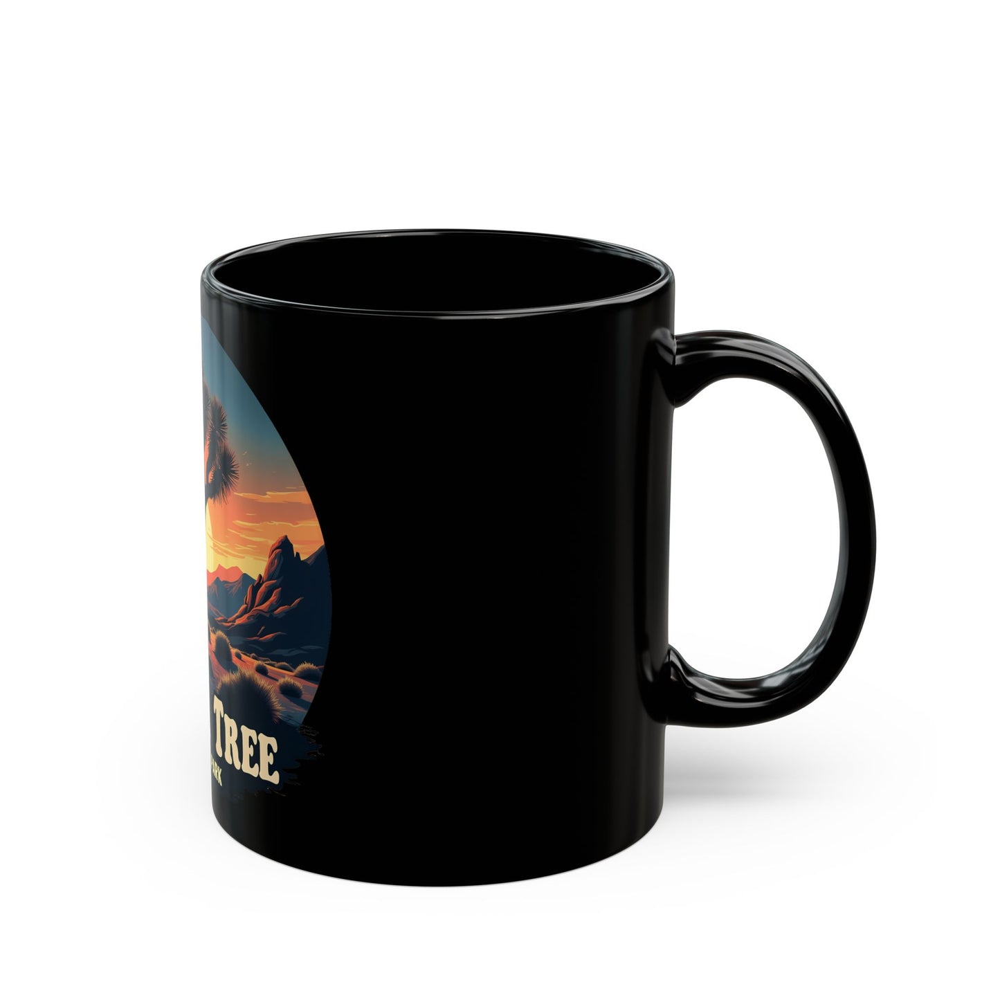 Joshua Tree National Park Sunset Landscape Ceramic Mug