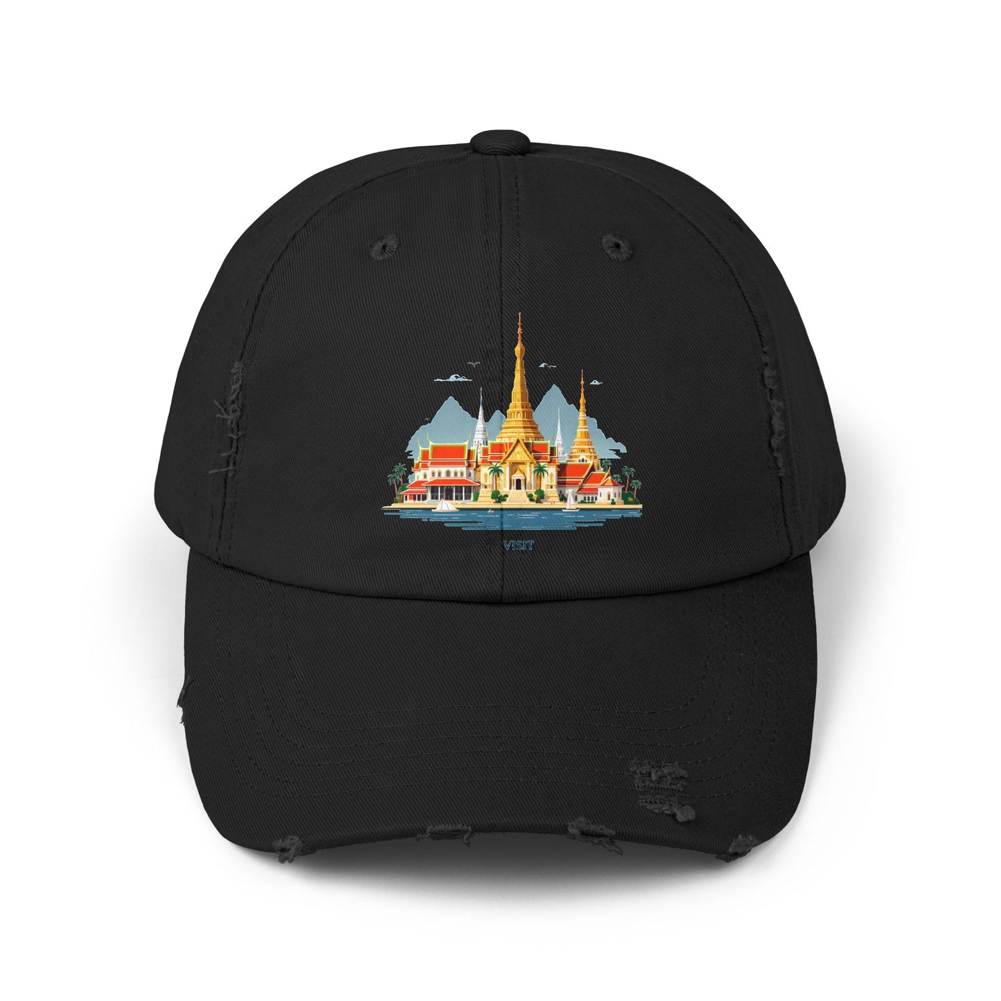 Visit Thailand Scenic Wonders Illustration Cap