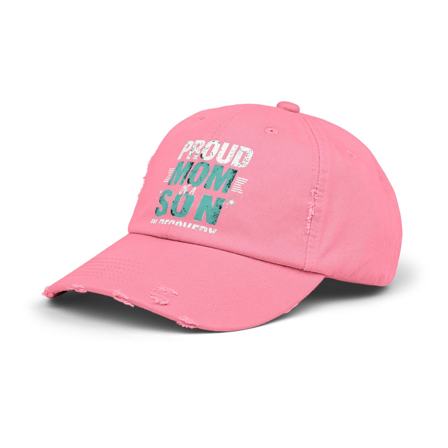 Proud Mom of a Son in Recovery Inspirational Quote Cap