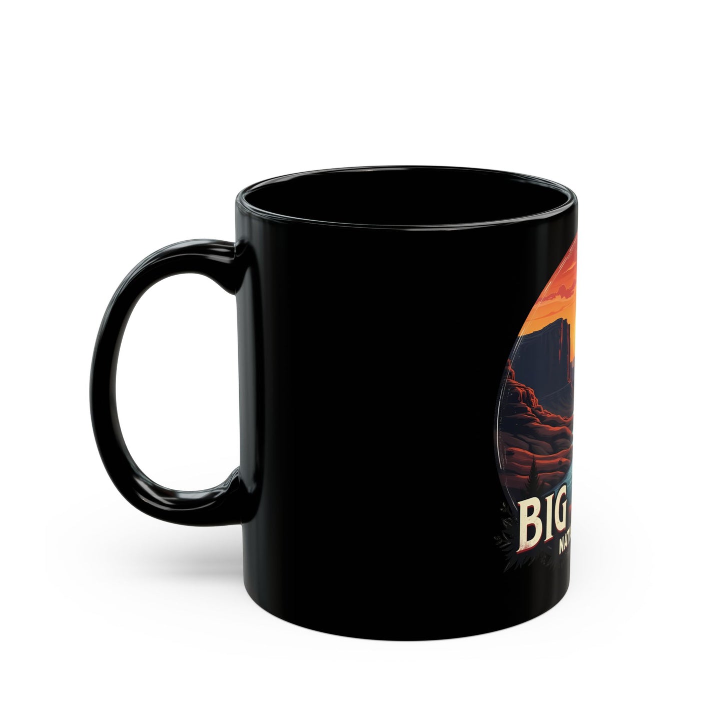 Big Bend National Park Sunset Landscape Art Ceramic Mug