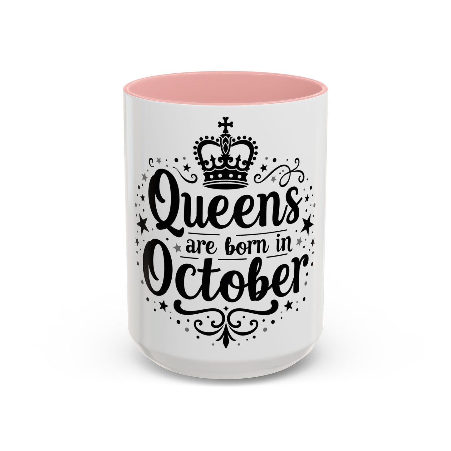 Queens are Born in September Birthday Gift Accent Coffee Mug