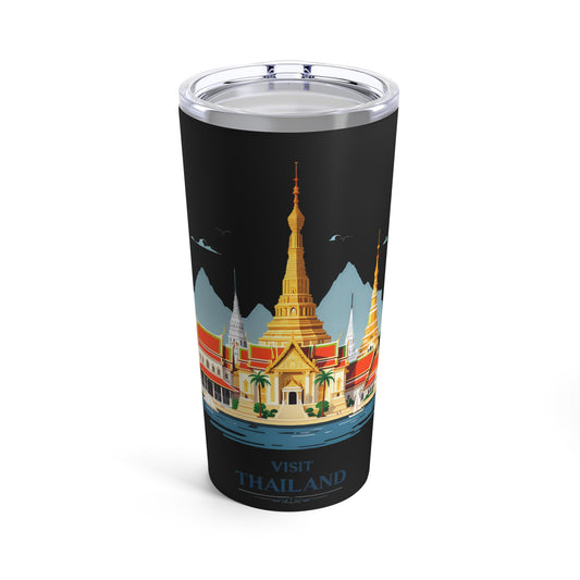 Visit Thailand Scenic Wonders Illustration Tumbler