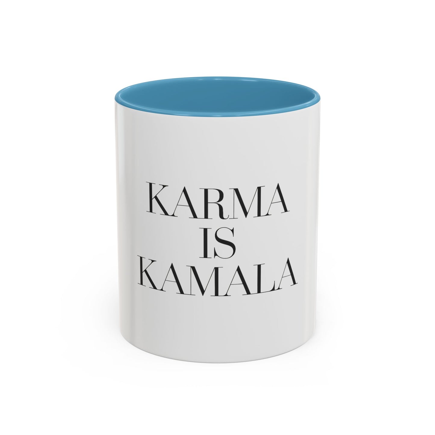 Karma is Kamala (Harris) 2024 Accent Coffee Mug