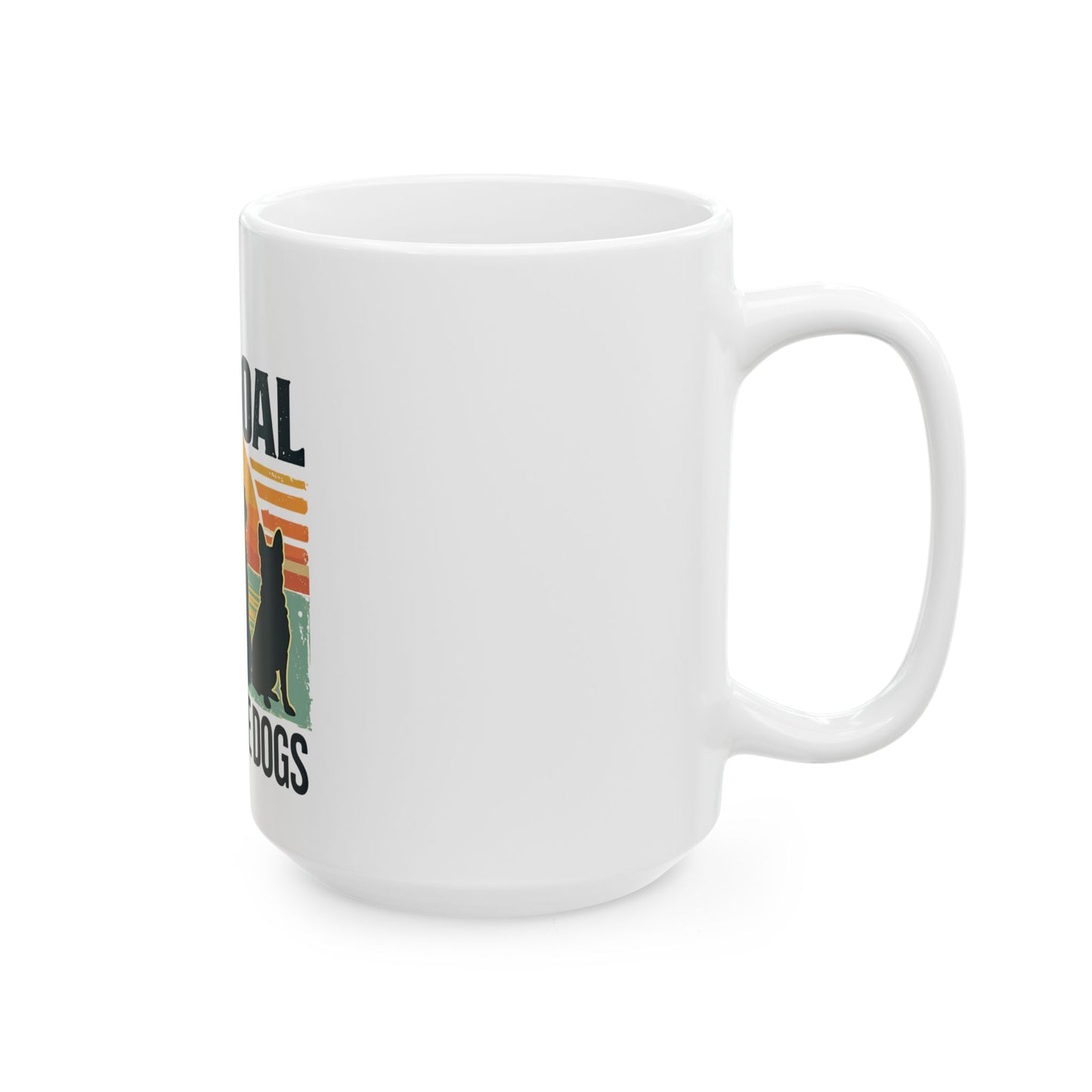 Life Goal Pet All The Dogs Sunset Ceramic Mug