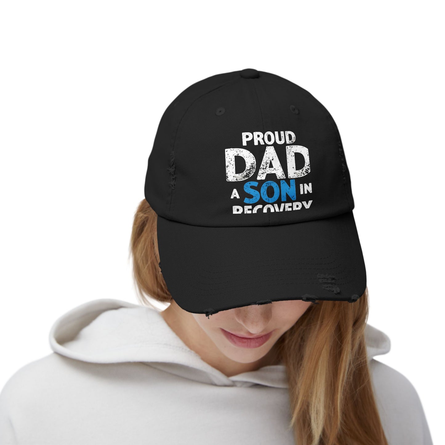 Proud Dad of a Son in Recovery Inspiration and Support Cap