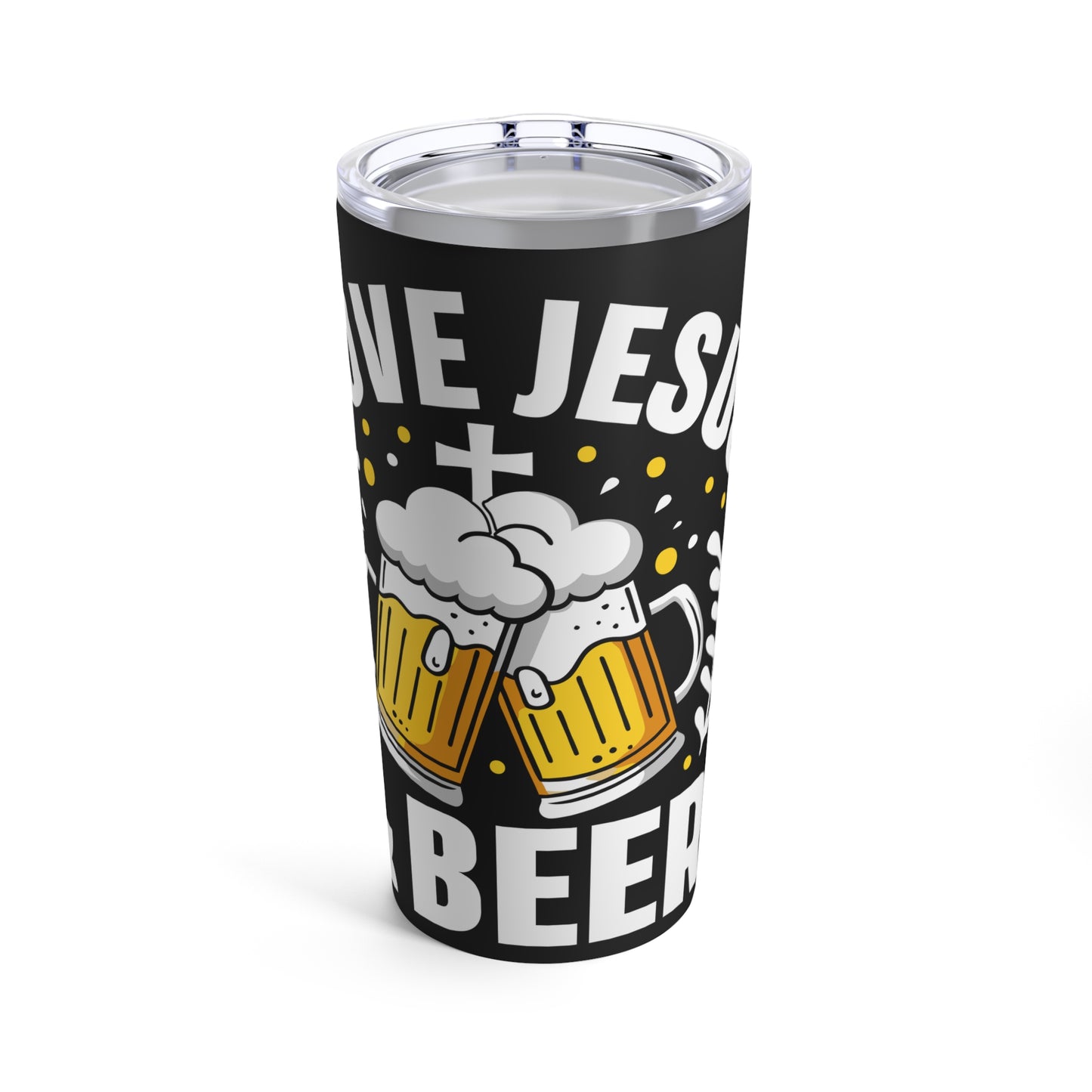 I Love Jesus And Beer Design For Faithful Beer Lovers Tumbler