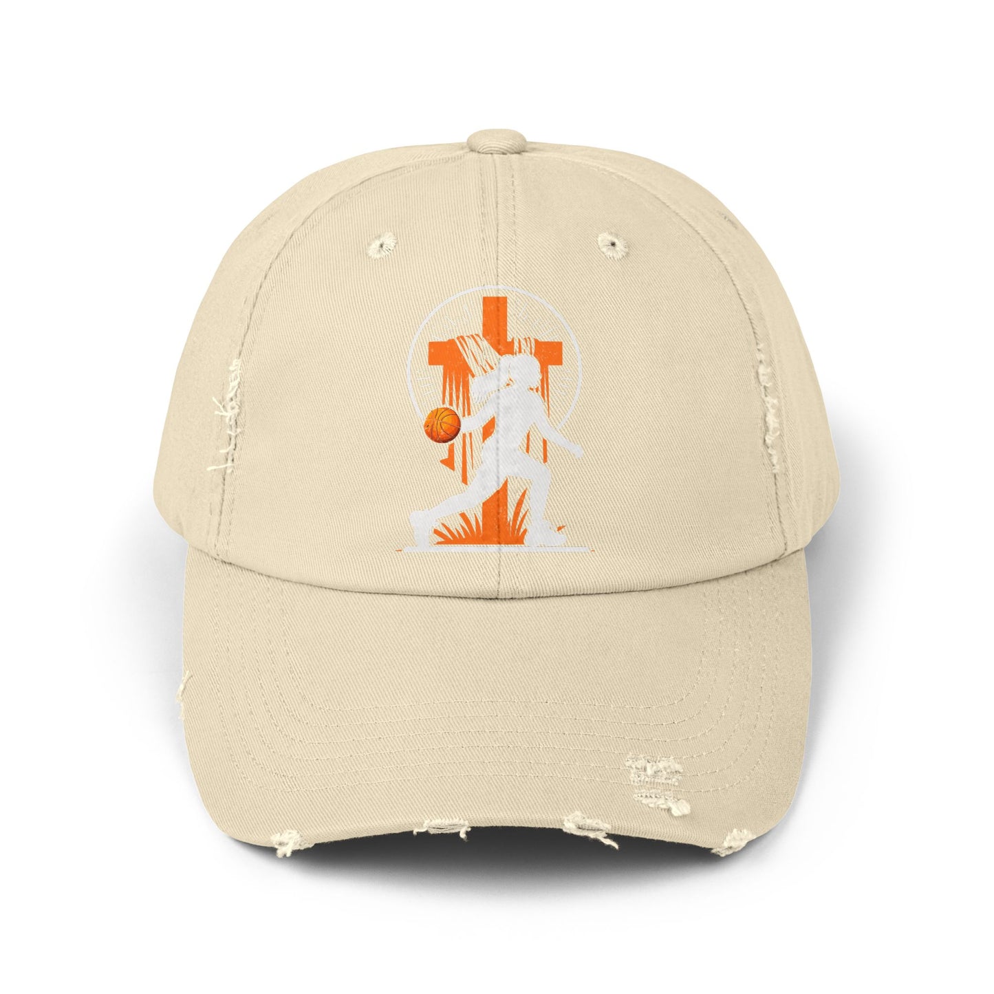 This Girl Runs on Jesus and Basketball Faith Sports Cap