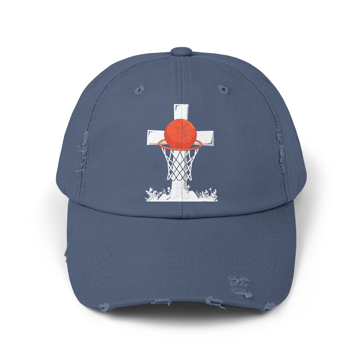 Through Christ All Things Are Possible Basketball Cross Cap