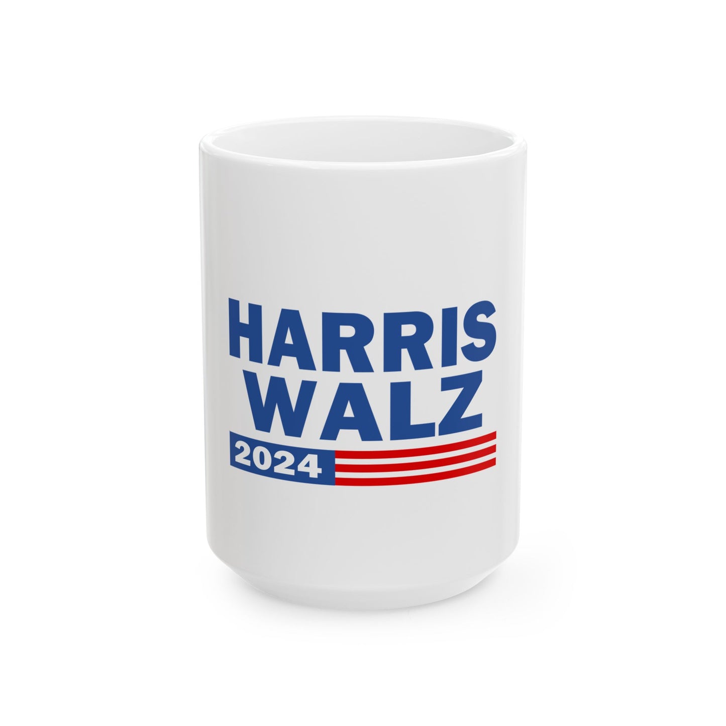 Harris Walz Save Democracy 2024 Patriotic Ceramic Mug, (11oz, 15oz)