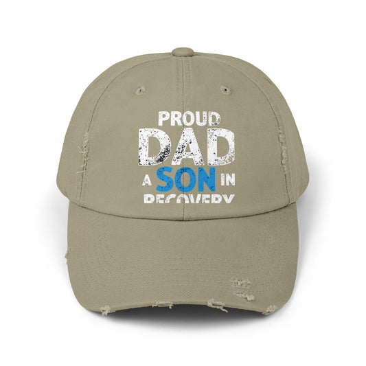 Proud Dad of a Son in Recovery Inspiration and Support Cap