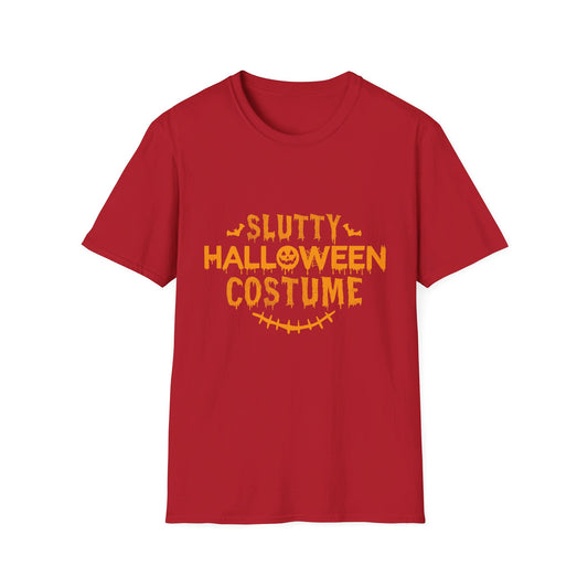 Slutty Halloween Costume Creepy Fun Design T-Shirt