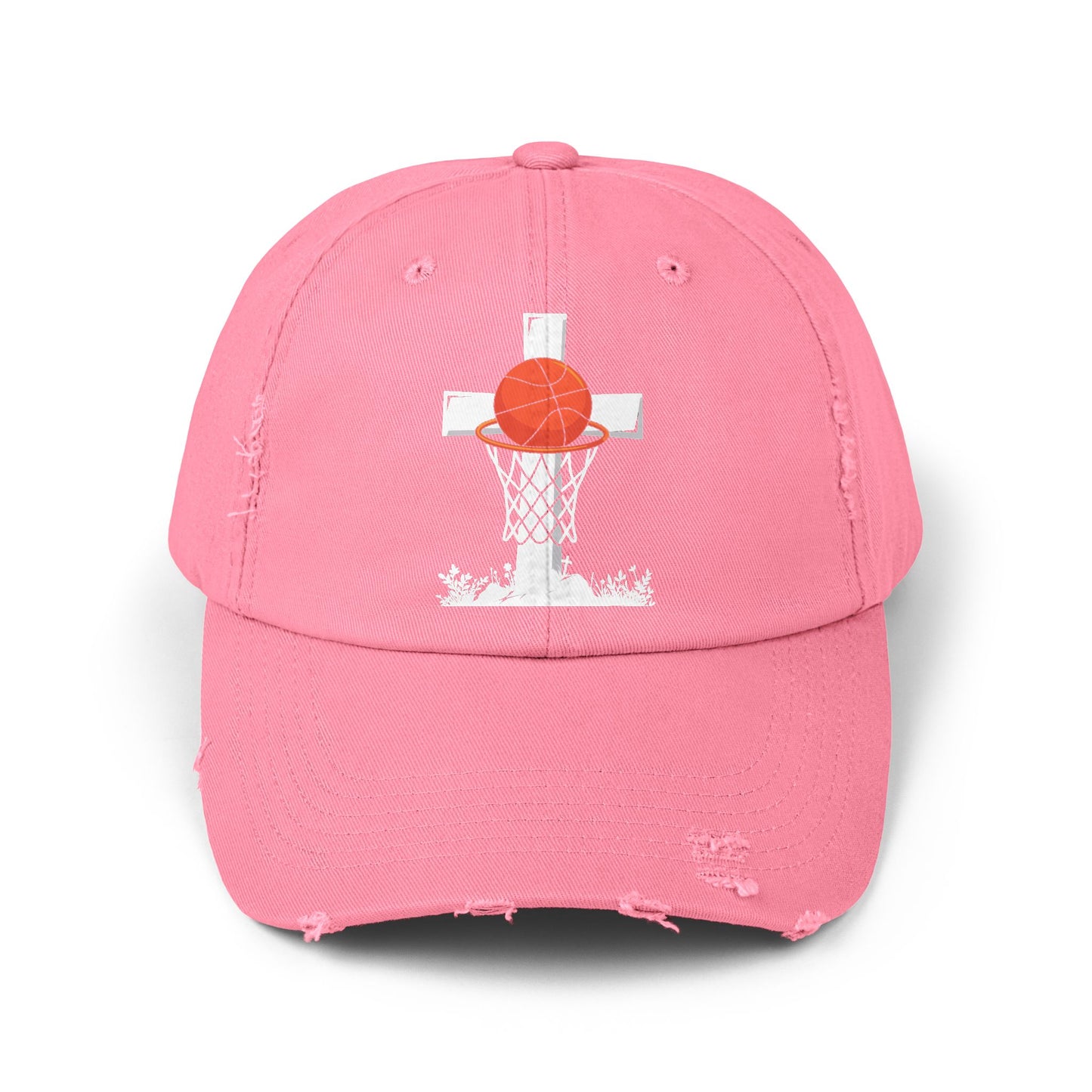 Through Christ All Things Are Possible Basketball Cross Cap