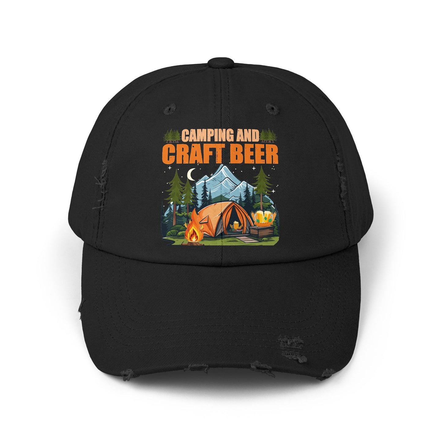 Camping And Craft Beer My Happy Place Cap