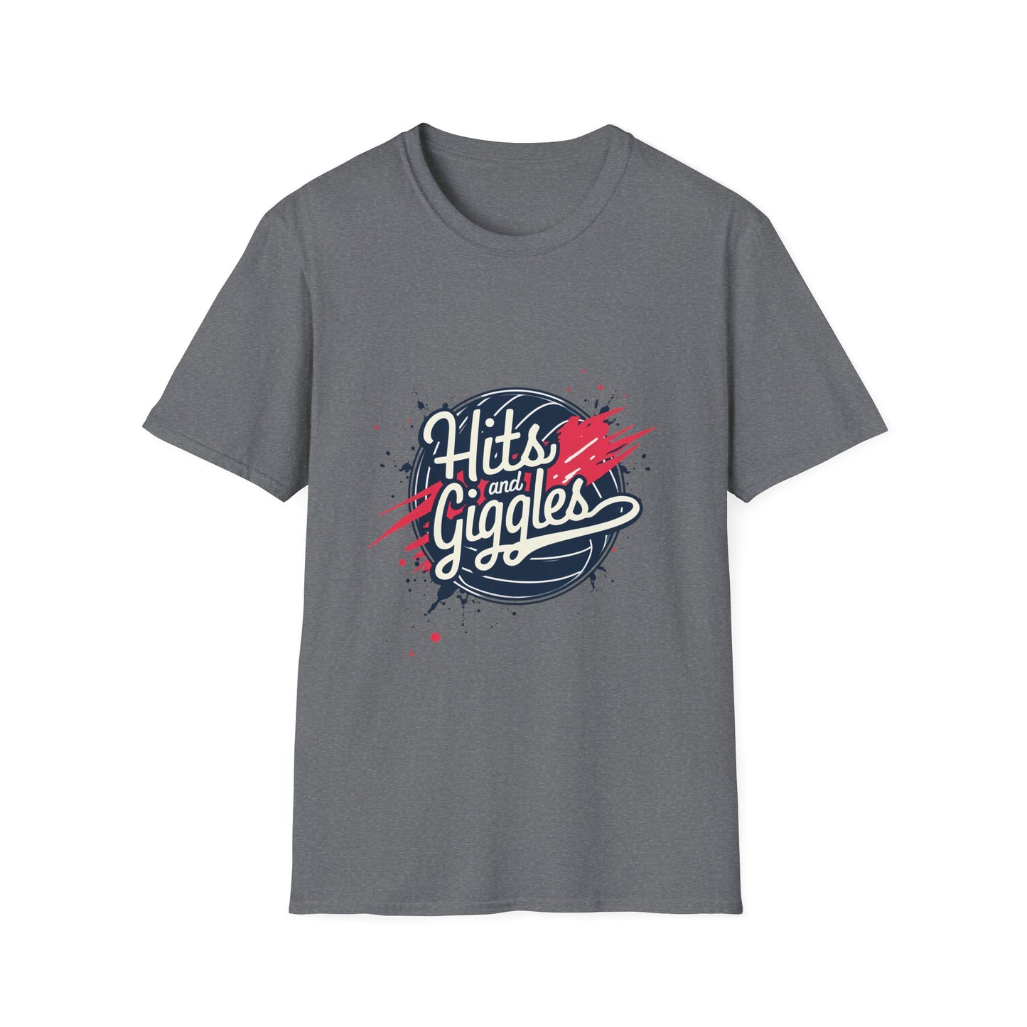 Hits And Giggles Volleyball Fun Design T-Shirt