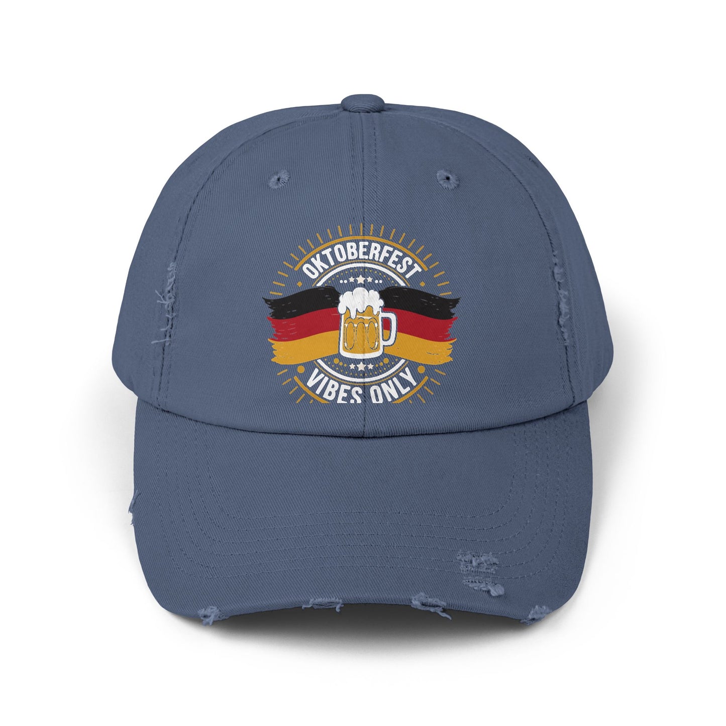 Oktoberfest Vibes Only Beer Mug and German Flag Cap